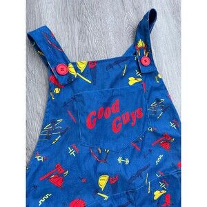 XL overalls from a Chucky "Good Guys" doll costume, inspired by the Child's Play